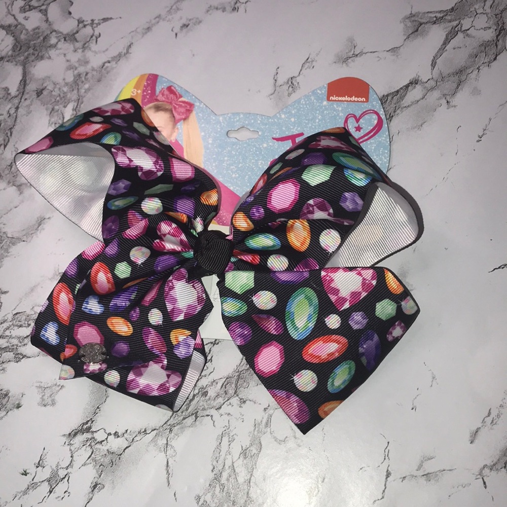 NWT Jojo Diamond or microphone large hair bow - Picture 2 of 8